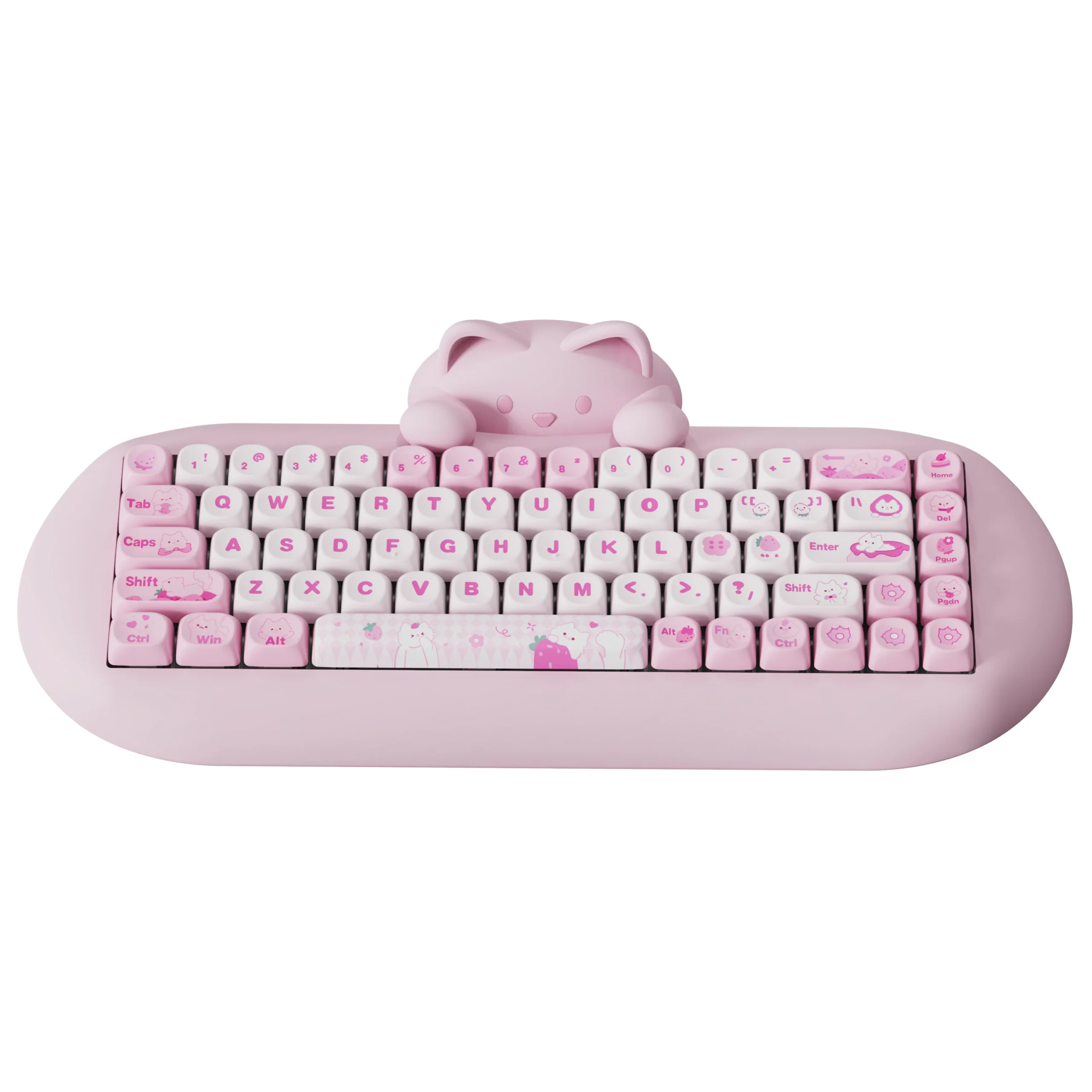 YUNZII C68 Clavier mécanique Rose 65% – Image 4